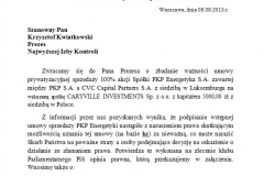 wniosek do NIK ws kontroli sprzedaży PKP Energetyka 1